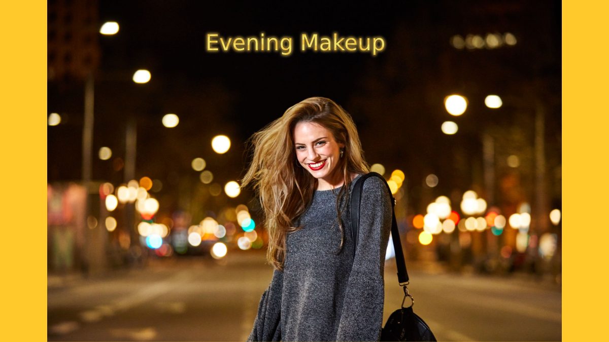 Achieve elegant and straightforward evening makeup