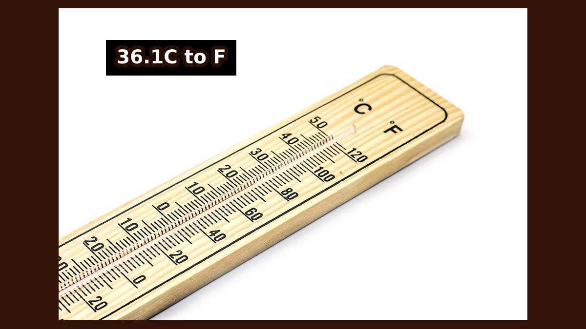 [36.1 Celsius to Fahrenheit] 36.1 C to F