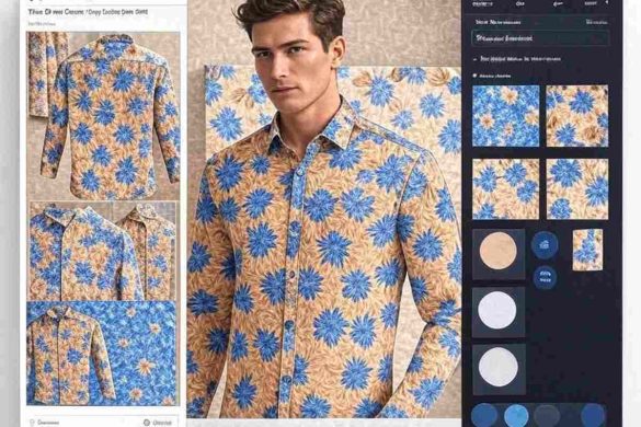 thespark shop flower style casual men shirt